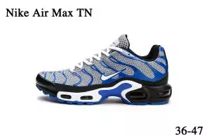 nike air max tn parole sneakers blue white stripe